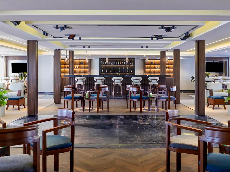 Lounge aboard the Mövenpick MS Royal Lily Nile cruise